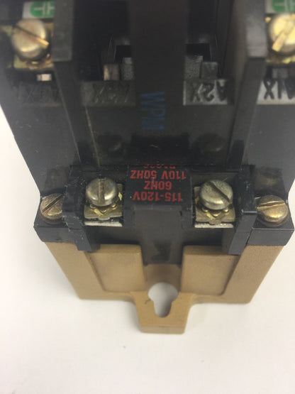 ALLEN BRADLEY 700-P200A1 AC RELAY SER B 115-120V 60HZ 110V 50HZ COIL