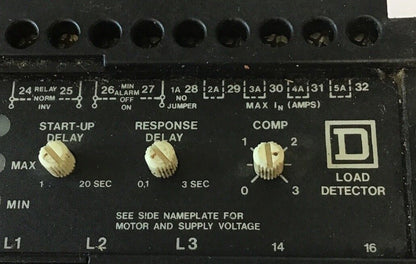 SQUARE D CLASS 8430 TYPE V 3460 LOAD DETECTOR 460V