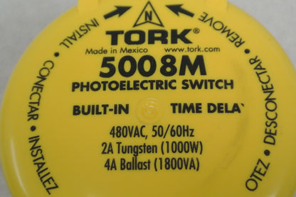 TORK 5008M PHOTOCONTROL / PHOTOELECTRIC SWITCH / 480VAC / NEW SURPLUS