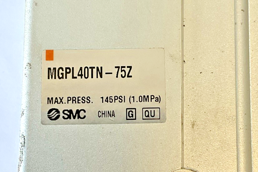 SMC MGPL40TN-75Z CYLINDER STROKE 145PSI 1.0MPA