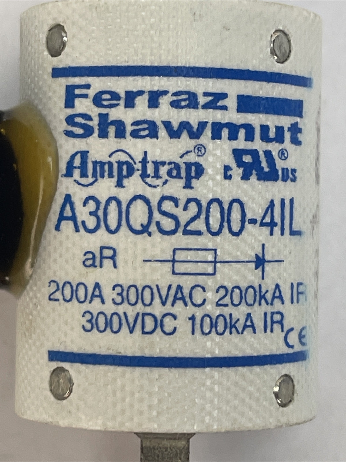 FERRAZ SHAWMUT A30QS200-4IL SEMICONDUCTOR FUSE AMP-TRAP 200AMP 300V