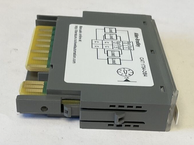 ALLEN BRADLEY  1734-OB4 OUTPUT MODULE SER.C FW3.022 5VDC 75MA