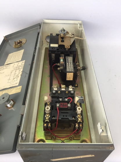 ALLEN BRADLEY 872239 COMBINATION STARTER 550V 10HP 3PH SIZE 1 BREAKER 3A
