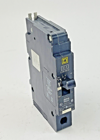 SQUARE D - EDB14030 - CIRCUIT BREAKER - 30A/1 POLE/277 VAC