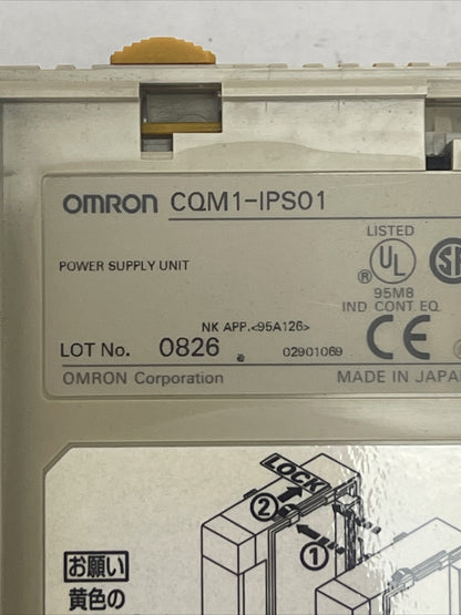 OMRON CQM1-IPS01 POWER SUPPLY UNIT
