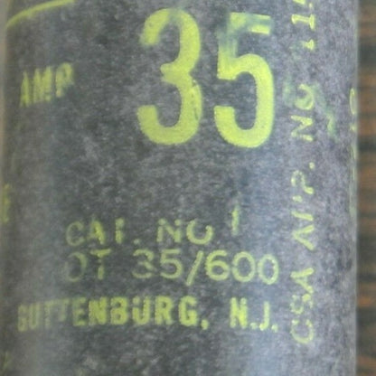 LOT of 6 / CEFCO OT35/600 ONE TIME FUSE / 35A / 600V / NEW SURPLUS / OT35