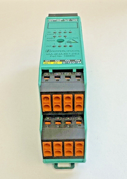 PEPPERL+FUCHS - VAA-4E4A-KE1-Z/E2 - 186880 - INTERFACE SENSOR/ ACTUATOR MODULE