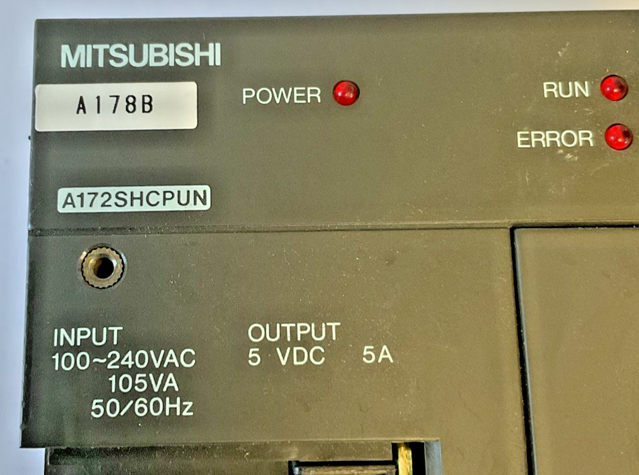 MITSUBISHI A172SHCPUN MOTION CONTROLLER 240VAC 105VA 50/60HZ