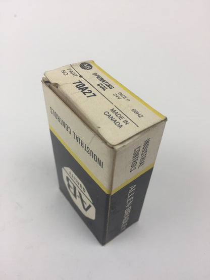 ALLEN BRADLEY 70A27 COIL SIZE 0 24V 60HZ