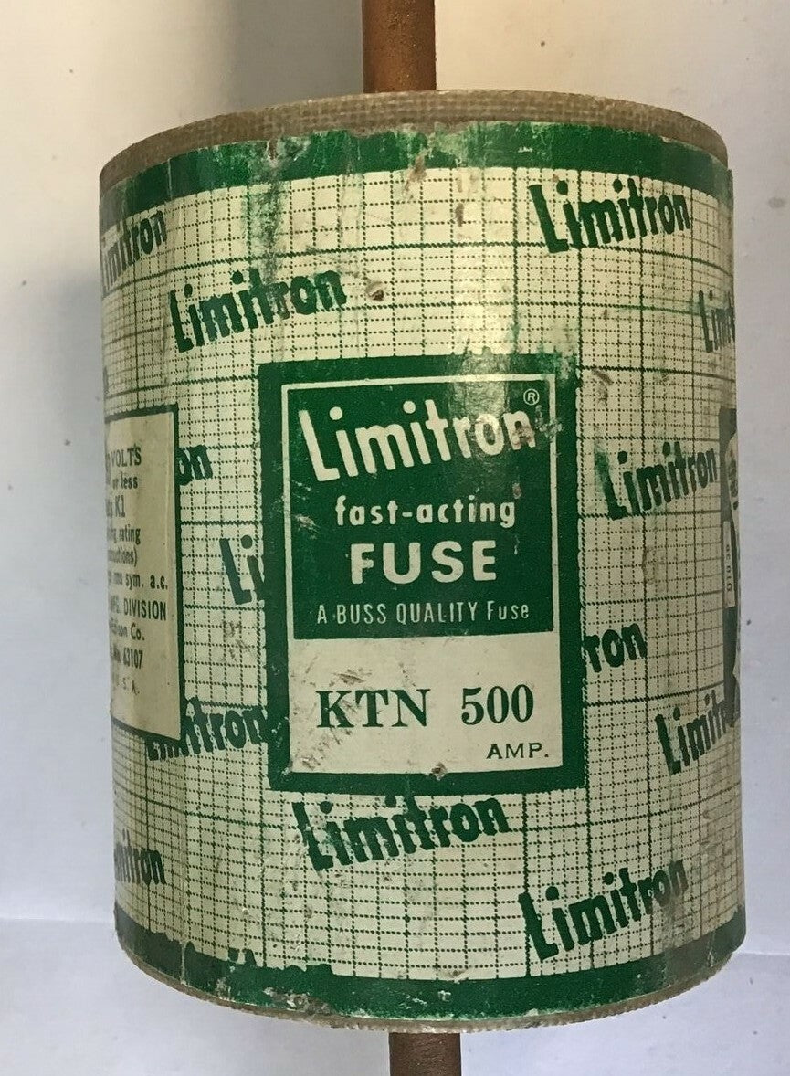 LIMITRON KTN 500 FAST ACTING FUSE 500AMP 250V CLASS K1