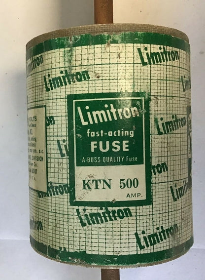 LIMITRON KTN 500 FAST ACTING FUSE 500AMP 250V CLASS K1