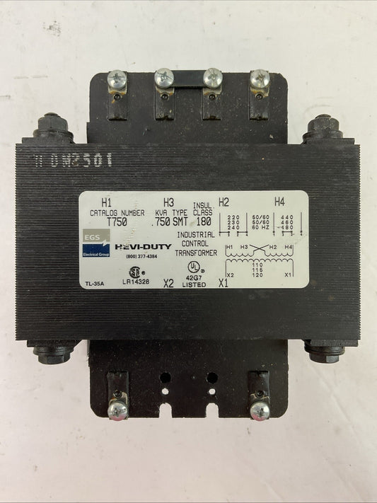 EGS T750 HEVI-DUTY INDUSTRIAL CONTROL TRANSFORMER 0.750KVA TYPE SMT