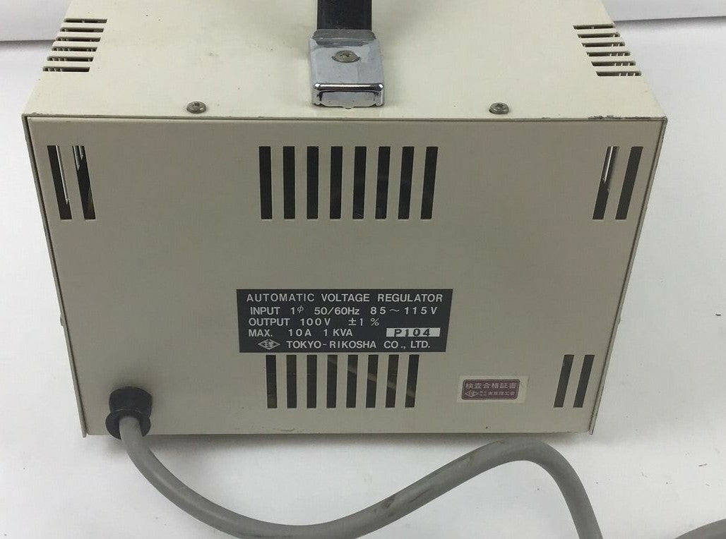 TOKYO-RIKOSHA AUTOPOWER ASA-10II STABALIZED POWER SUPPLY 100V 10A 1KVA