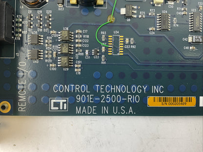 CONTROL TECHNOLOGY INC 901E-2500-RIO RS-485 REMOTE BASE CONTROLLER