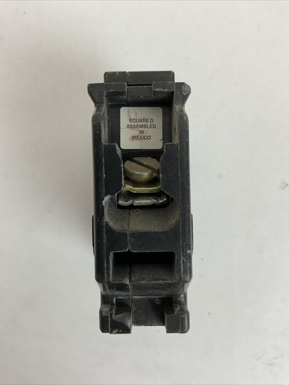 SQUARE D HOM115 CIRCUIT BREAKER 1POLE 15AMP 120/240VAC SERIES 1 (LOT OF 5)