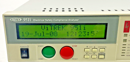 VITREK 95LI ELECTRICAL SAFETY COMPLIANCE ANALYZER 105-265VAC 45-450HZ 500VA