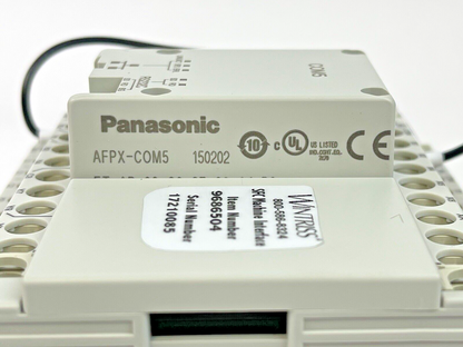 PANASONIC AFPX-C30R-CONTROL UNIT FP-X C30R / AFPX-COM5 -PROGAMMABLE CONTROL UNIT
