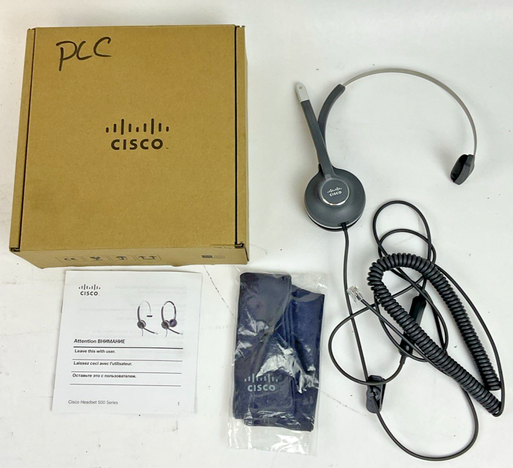CISCO CP-HS-W-531-RJ WIRED HEADSET 531