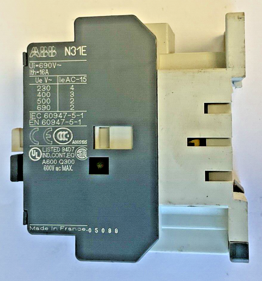 ABB N31E RELAY 690V 110-120V 50/60HZ