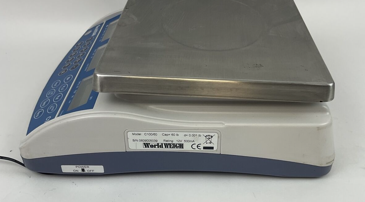 WORLD WEIGHT C100/60 12V 500MA 60LBS