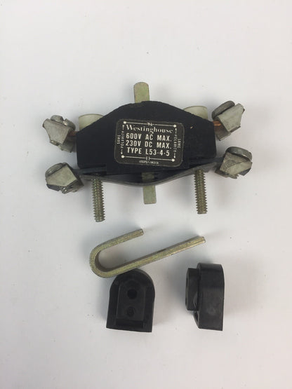 WESTINGHOUSE L53-4-5 ELECTRICAL INTERLOCK 600VAC 230VDC UNIVERSAL N.O.&N.C CONTA