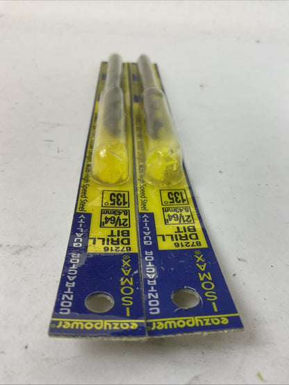 EAZYPOWER 87216 21/64" 8.43mm 135° ISOMAX DRILL BIT CONTRACTOR QUALITY(LOT OF 2)