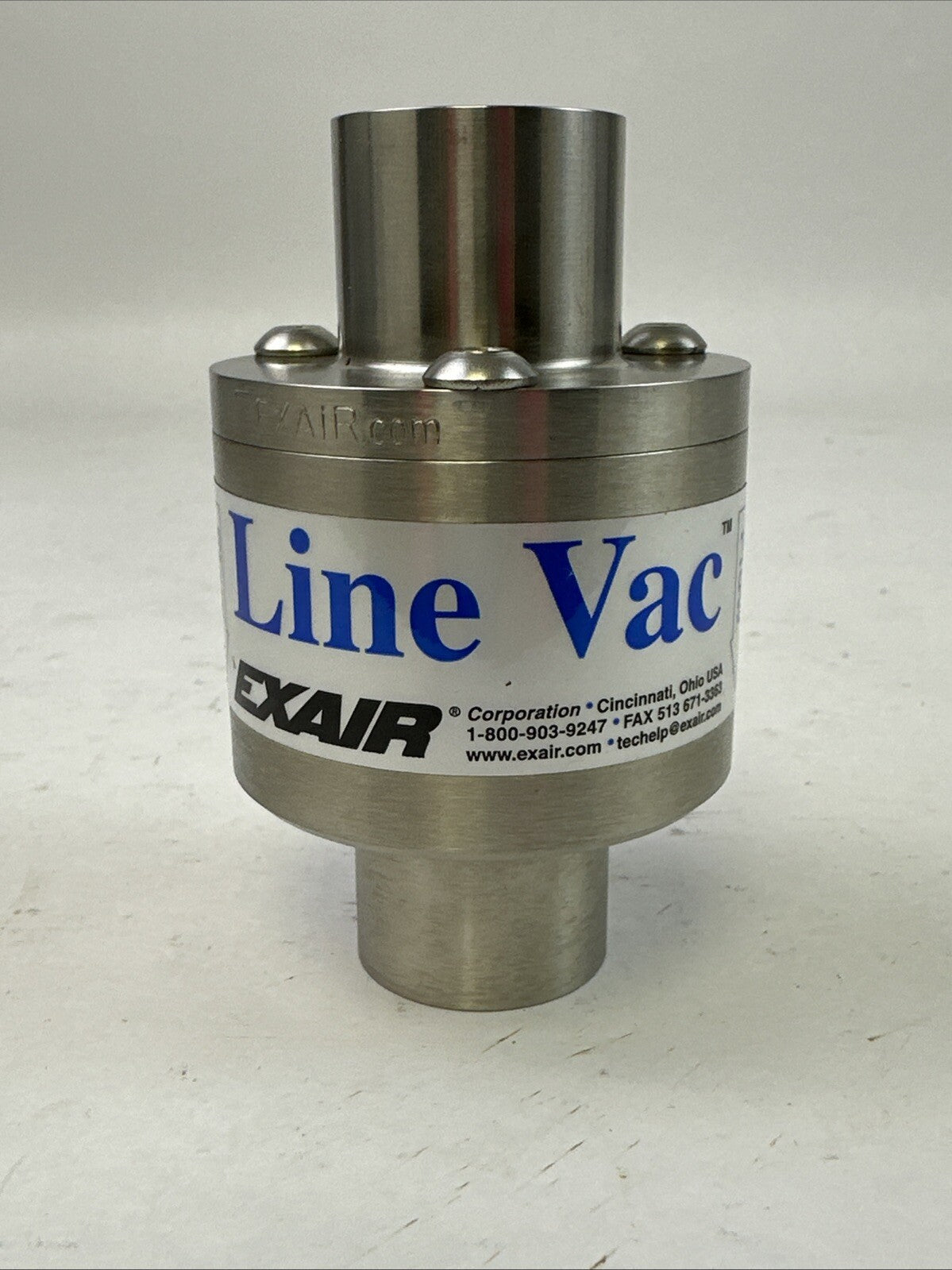 EXAIR 6062 1-1/4 IN ST ST LINE VAC-STD 250PSIG 1.7MPa 17BAR AIR CONVEYOR
