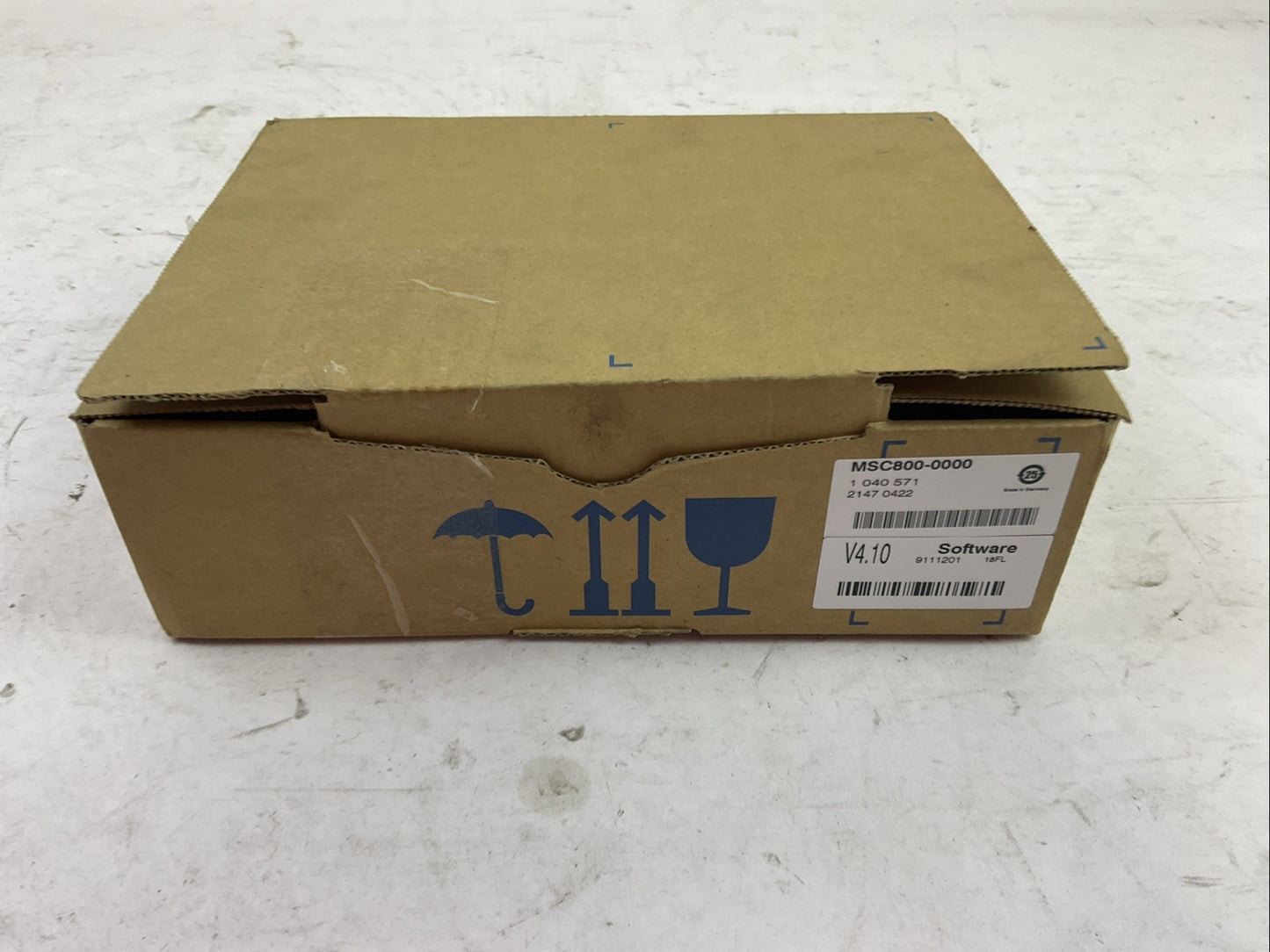 SICK MSC800-0000 V4.10 SOFTWARE MODULAR SYSTEM CONTROLLER