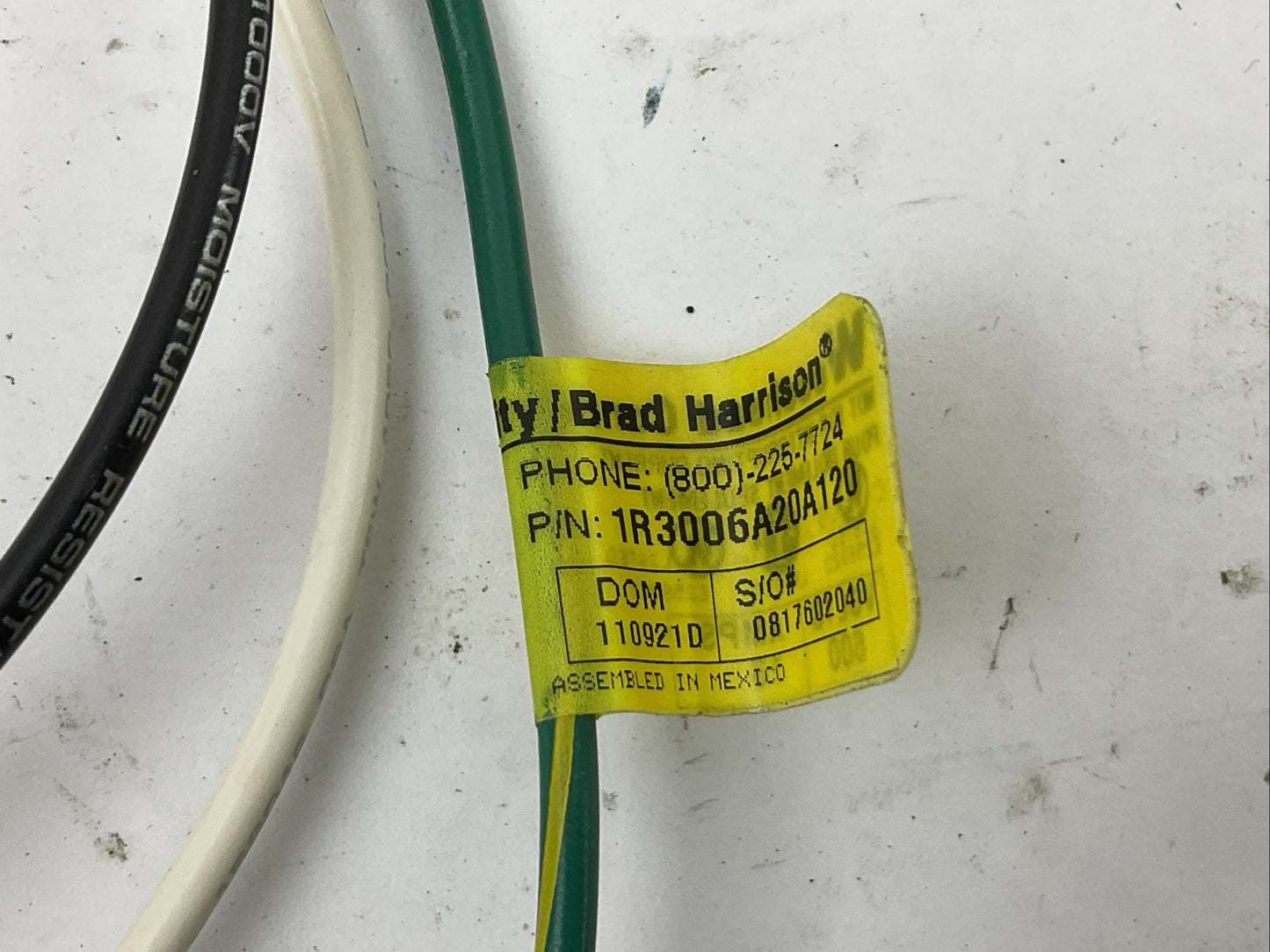 BRAD CONNECTIVITY 1300130202 3P MALE STRAIGHT CONNETOR REPLACES 40909 (LOT OF 2)