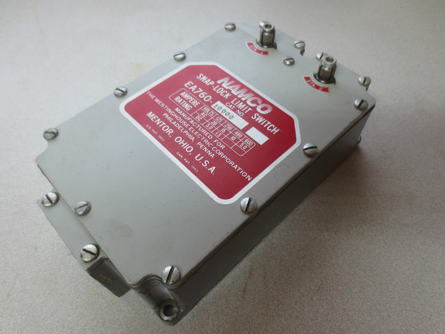 NAMCO EA760-10000 SNAP-LOCK LIMIT SWITCH - NEW SURPLUS