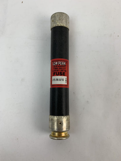 Bussmann Low-Peak Dual Element LPS-RK 8/10 8/10A 600V Fuse "Lot of 10"