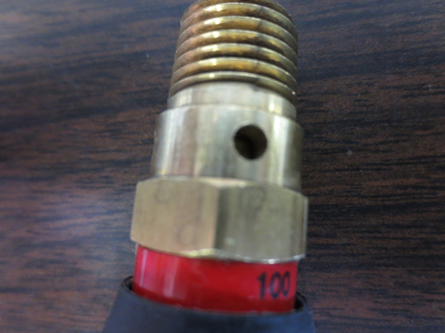 GRAINGER / CONTROL DEVICES 4TK23 BRASS AIR SAFETY VALVE w/ HARD SEAT VALVE - NEW