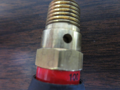 GRAINGER / CONTROL DEVICES 4TK23 BRASS AIR SAFETY VALVE w/ HARD SEAT VALVE - NEW