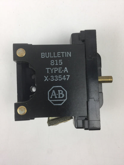 ALLEN BRADLEY X33547 OVERLOAD RELAY
