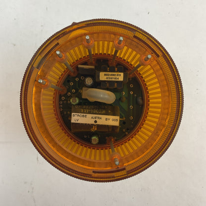 ALLEN BRADLEY 855T-B24BR5 SER C 24V AC/DC 180mA AMBER STROBE LIGHT TYPE 4,4X,13