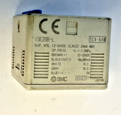 SMC ISE20B-L DIGITAL PRESSURE SWITCH 12-30VDC