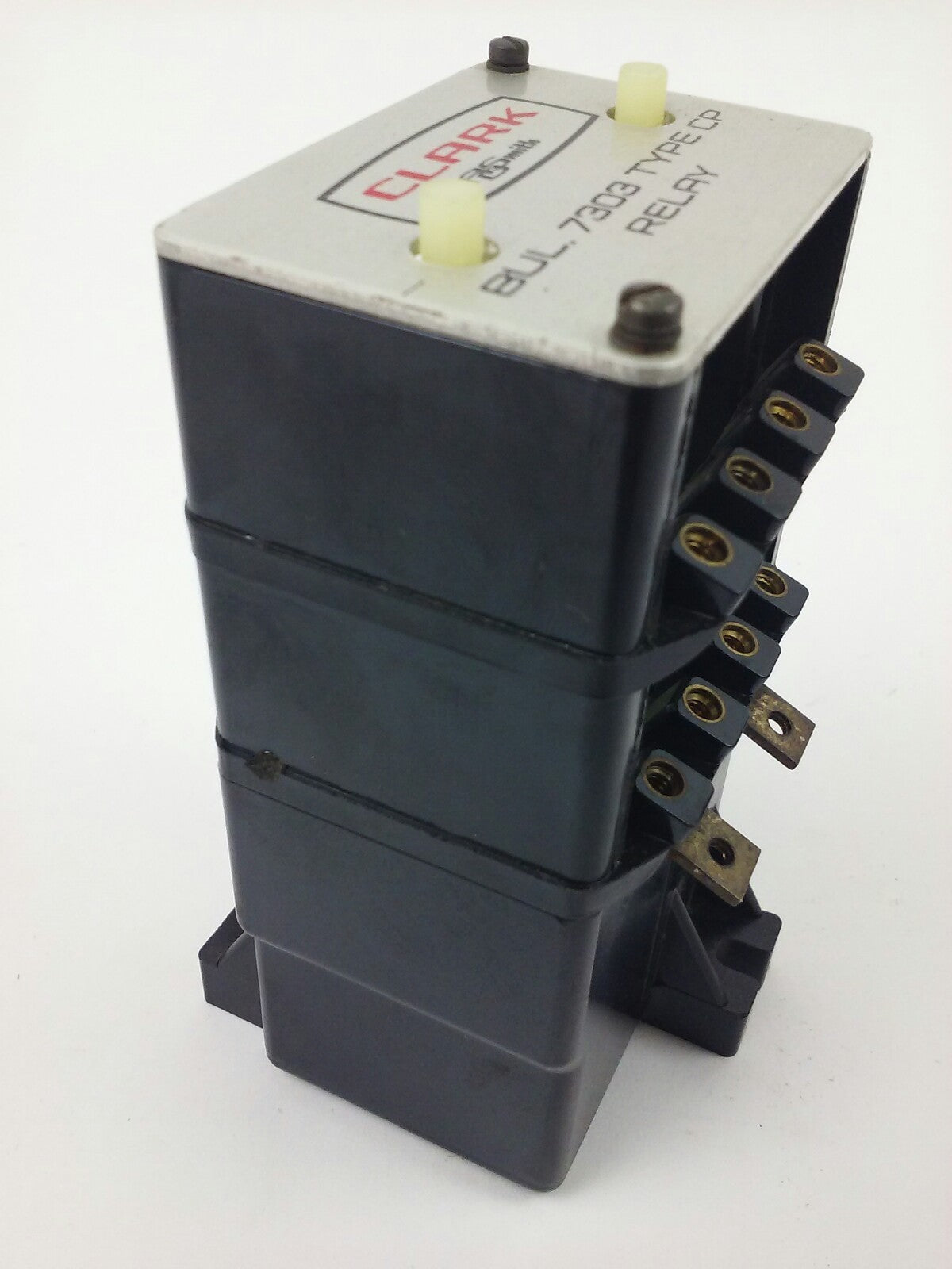 CLARK, CP8, BULLENTIN 7303, TYPE CP RELAY, 8P BASE, 300V,10A,NEW,MISSING SCREWS!