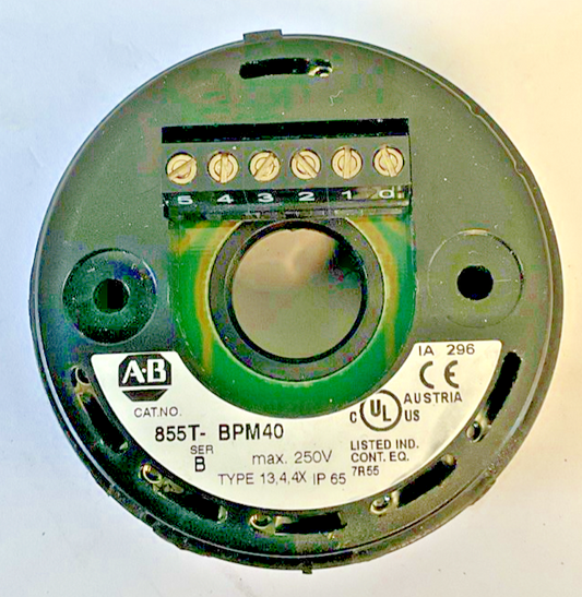 ALLEN BRADLEY 855T-BPM40 MOUNTING BASE SER.B 250V
