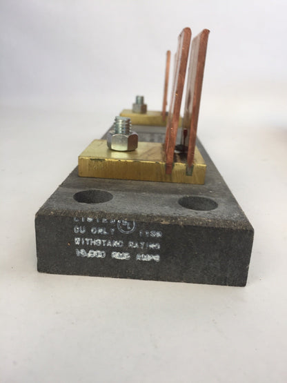 MULTI UNION 2204R CARTIDGE FUSE HOLDER COMPOSITE BASE 201-400AMPS 250V MAIN LINE