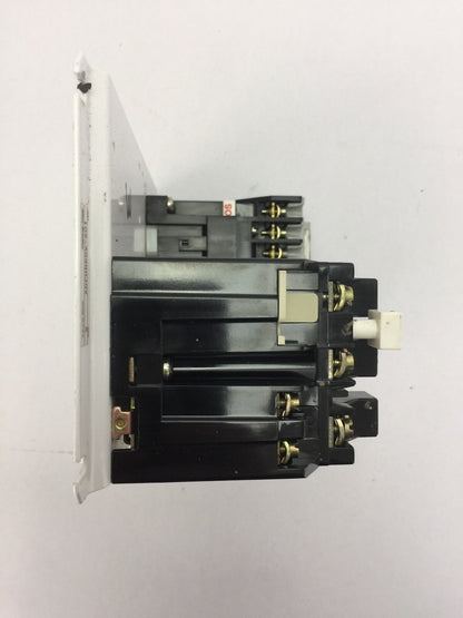 ALLEN BRADLEY 105-A09NDJ0V REVERSING STARTER 100-A09ND3 600VAC 9A 592-J0V16 W31