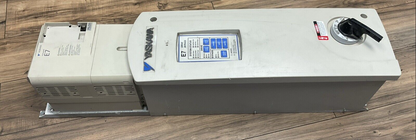 YASKAWA E7NVD024CGXY3 E7 DRIVE BYPASS OUTPUT 0-200VAC 3PH 24.2A INPUT 200VAC 3PH