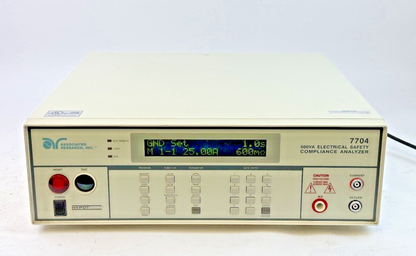 ASSOCIATED RESEARCH INC. - 7704 - HYPOT MAX-500VA ELEC. SFTY COMPLIANCE ANALYZER