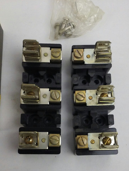 A-B ALLEN BRADLEY 1491-N126 30 AMP 3 POLE 600 volt FUSE BLOCK
