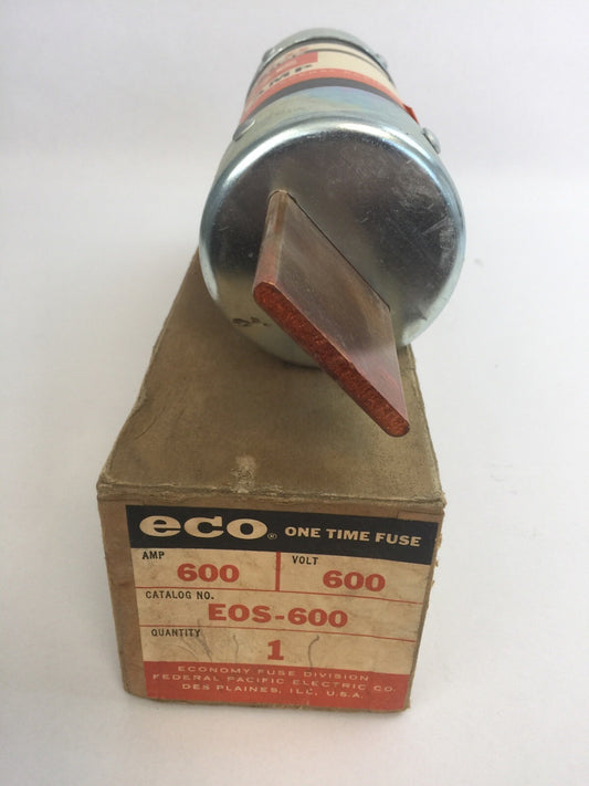 FPE ECO EOS600 ONE TIME FUSE 600AMP 600V