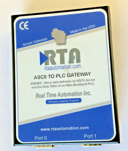 REAL TIME AUTOMATION ASCII GATEWAY 435NBX