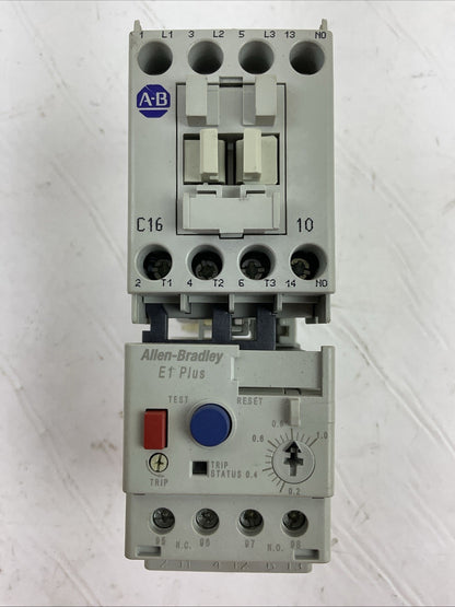 ALLEN BRADLEY STARTER (100-C16D*10 SER B COIL 24VDC + 193-EEBB 0.2-1.0A SER C)