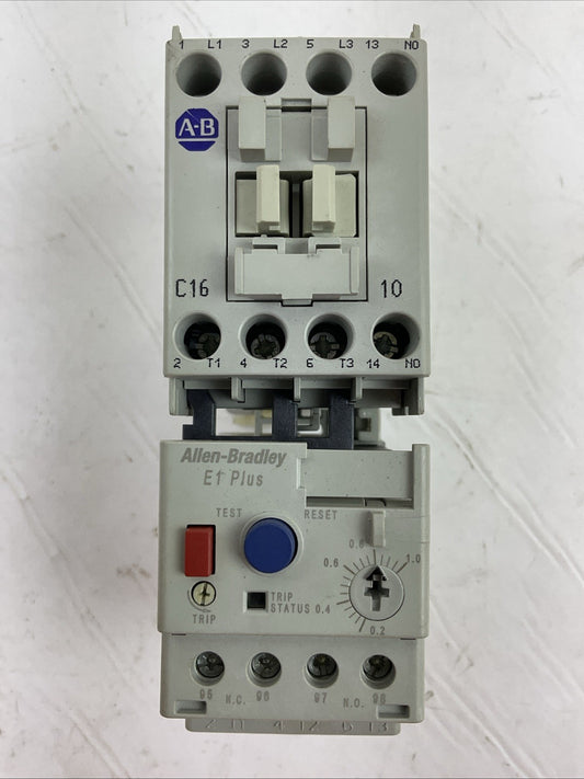 ALLEN BRADLEY STARTER (100-C16D*10 SER B COIL 24VDC + 193-EEBB 0.2-1.0A SER C)