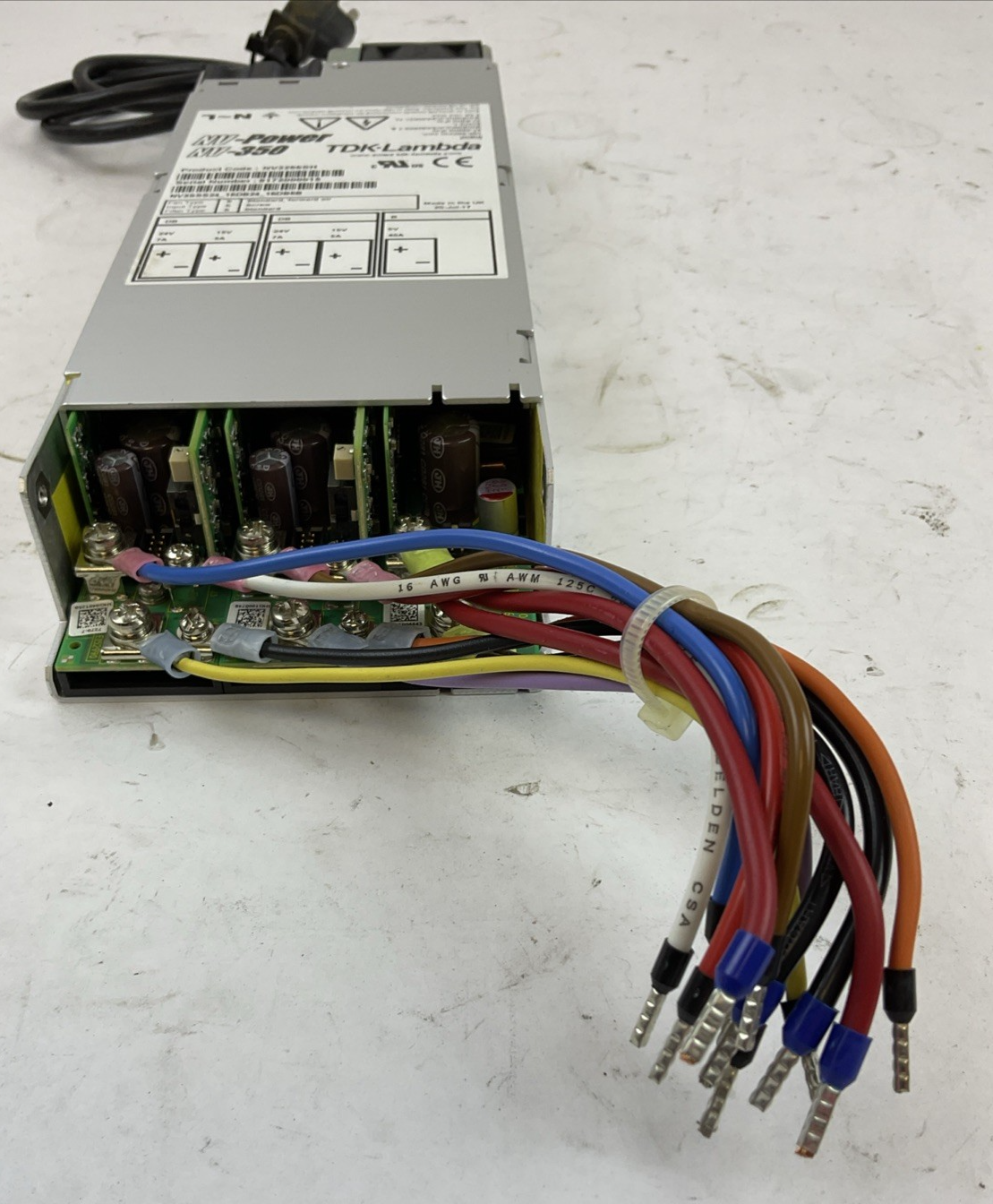 TDK-Lambda NV3266SH POWER SUPPLY NV-POWER NV-350 INPUT 100-240VAC