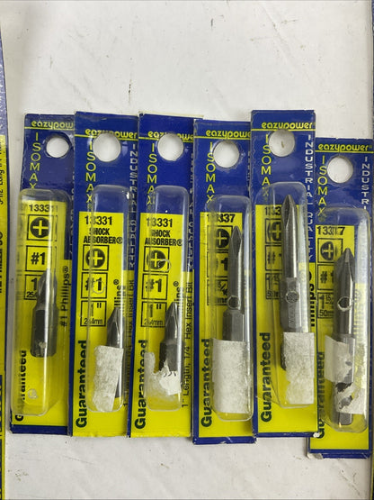 EAZYPOWER ISOMAX CONTRACTOR QUALITY PHILLIPS BIT LOT