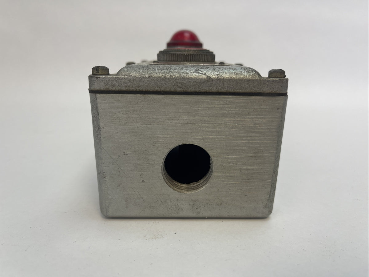 ARROW HART OB-911 START STOP PUSHBUTTON STATION ENCLOSURE 600VAC